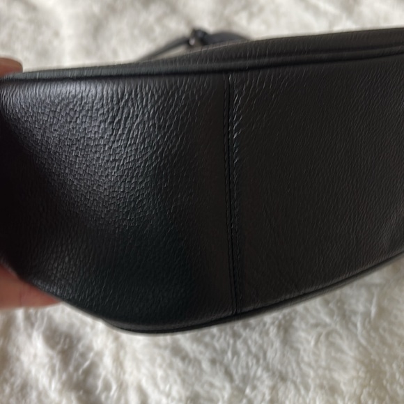 Coach black leather HOBO bag with prairie rivets details - Picture 8 of 10